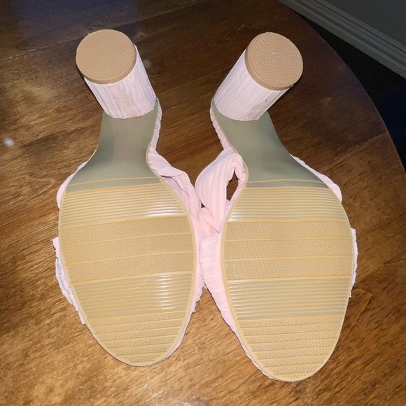 Vimisaoi Shoes Pink Blush Block Heel With Bow Poshmark